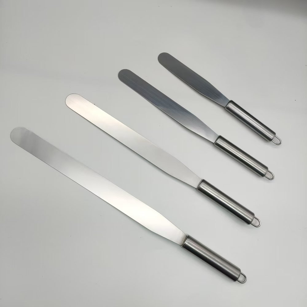 Stainless Steel Handle Straight Spatula TC-03