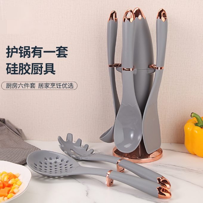 6-Piece Rocket-Bucket Kitchen Utensil Set