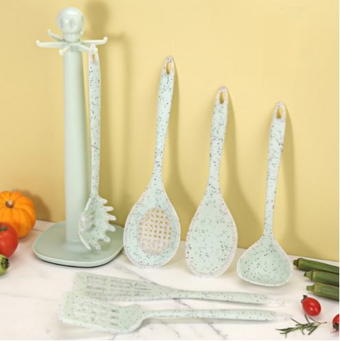 7-Piece Sesame-Dot Kitchen Utensil Set