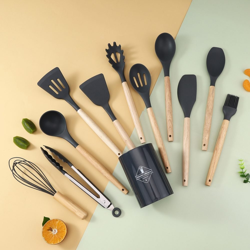 12-Piece Silicone Kitchen Utensil Set