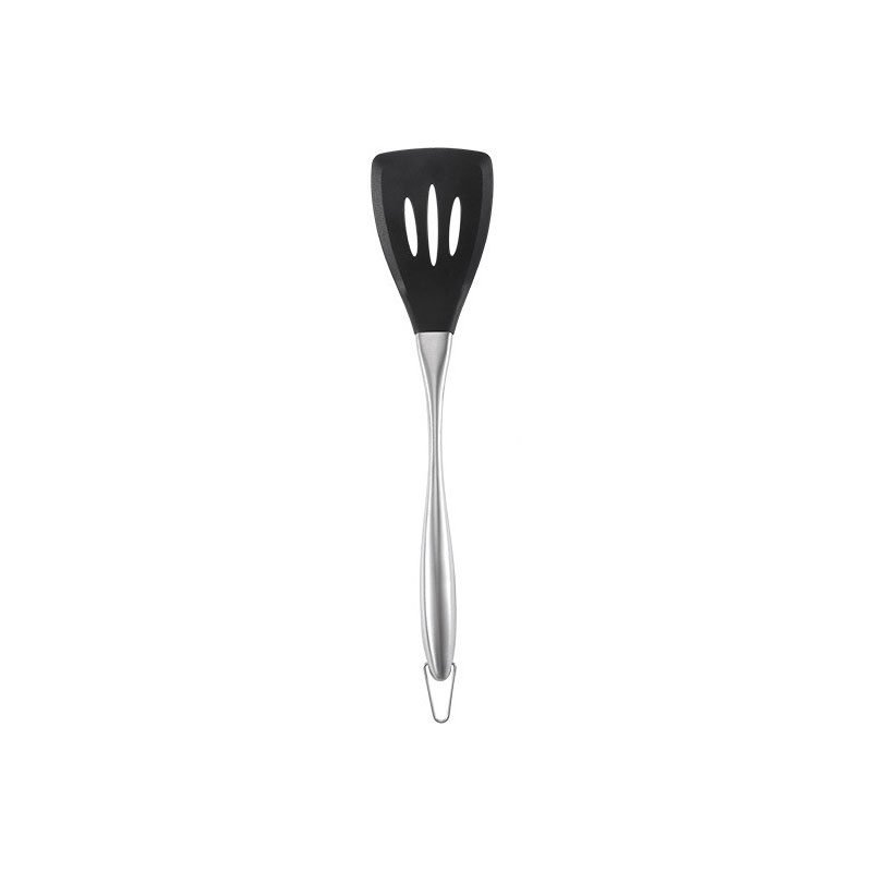 Silicone 430 Stainless Steel Slotted Turner