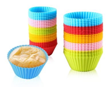 Silicone Muffin Cup - Macaron Candy Colours