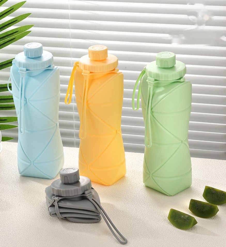 800ml Collapsible Silicone Sports Water Cup