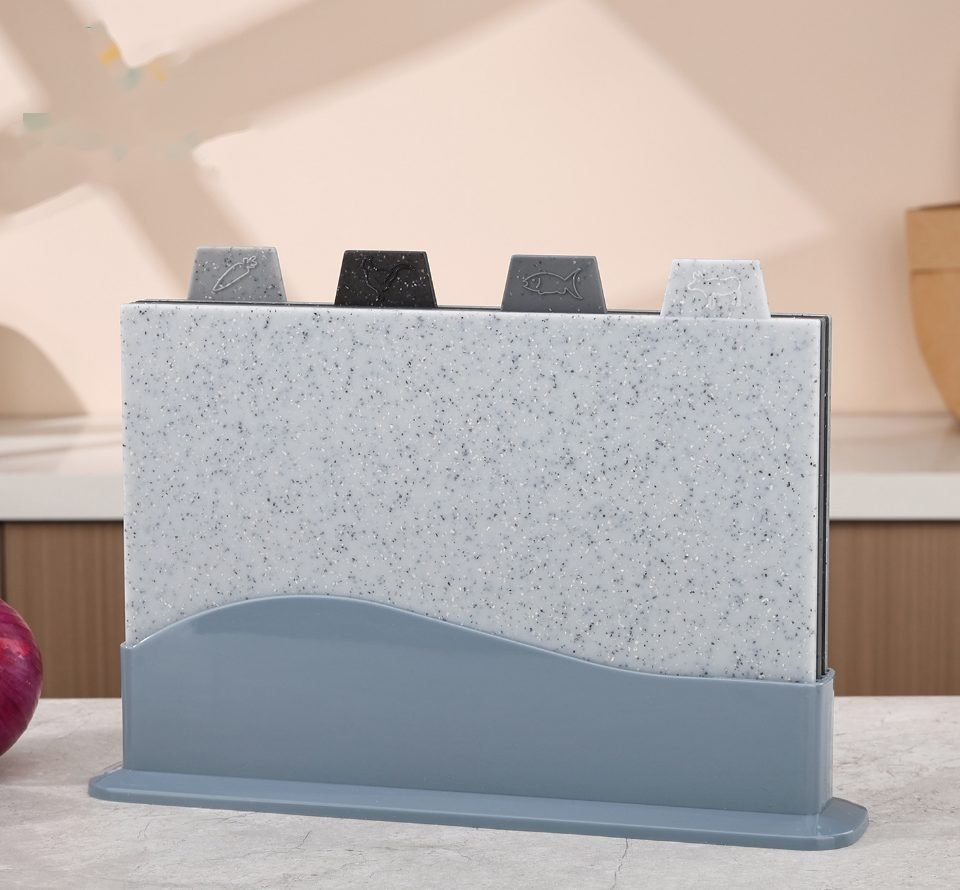 Square Four-Colour Classification Cutting Board