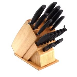 Premium 15-Piece Set Stainless Steel Chef Knife Set, Multi-Function Kitchen Knives Set with Block